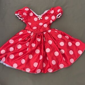DISNEY  Polka dot  red/white color 💕 LOVELY  Girls Dress size 5/6